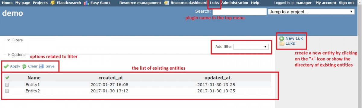 Easy Redmine 2018 - Redmine plugin generator - new entity