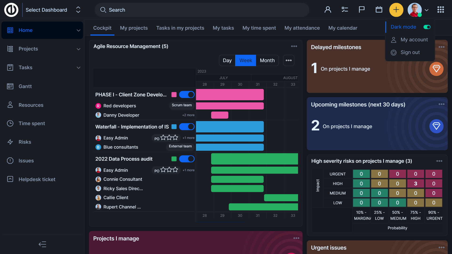 Easy Redmine features: Adaptive project & work management - Easy Redmine
