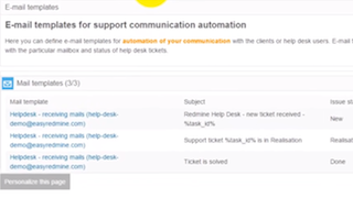 Plantillas de correo electrónico de Easy Redmine para el panel de ayuda – vídeo tutorial Plantillas de correo electrónico de Easy Redmine para el panel de ayuda – vídeo tutorial