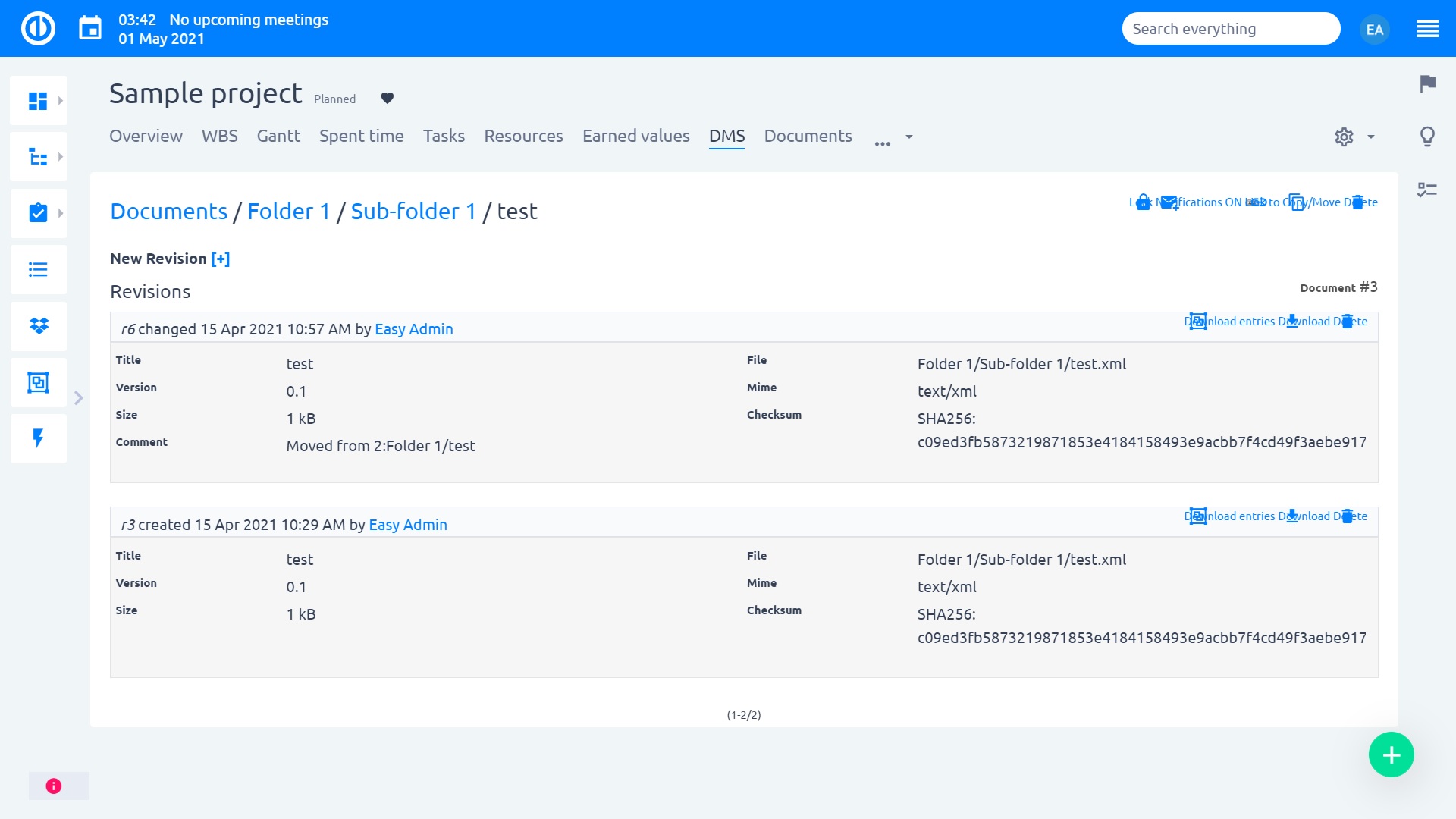 Easy Redmine - DMS - document management system Easy Redmine - DMS - document management system