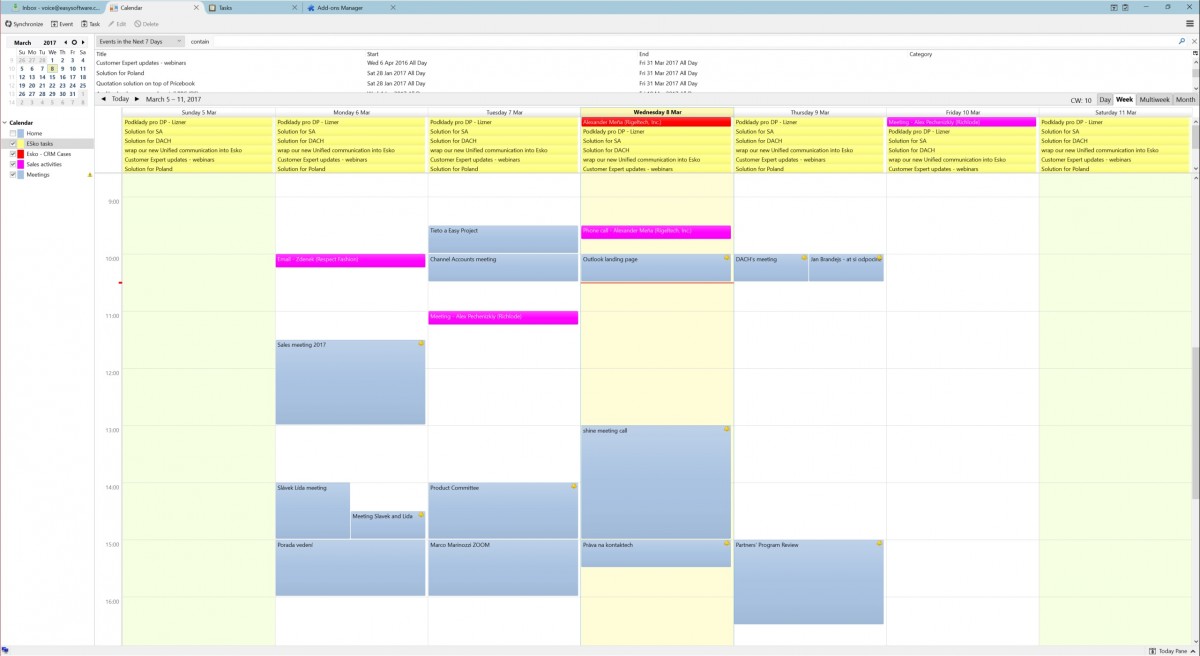 Easy Redmine 2018 - Redmine calendars and contacts synchronization Easy Redmine 2018 - Redmine calendars and contacts synchronization