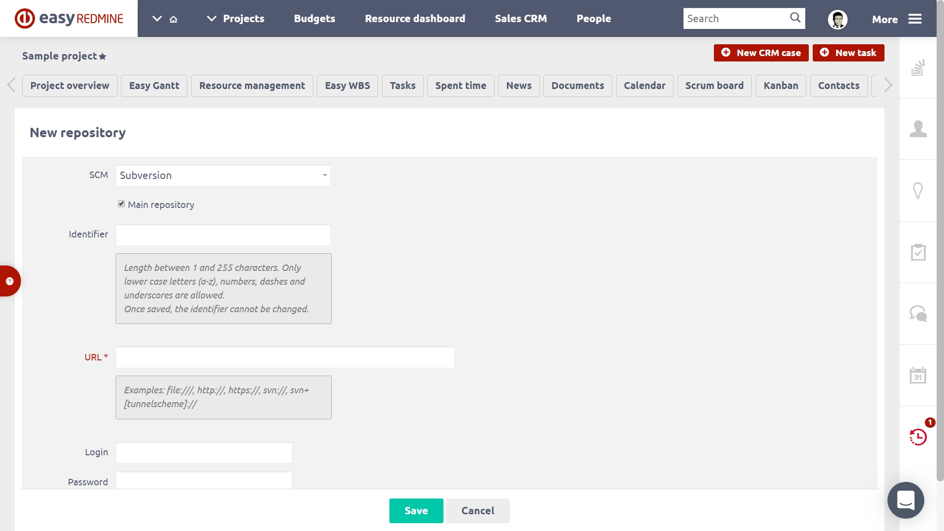 Easy Redmine 2019 - Репозитории программного обеспечения и GitLab CI